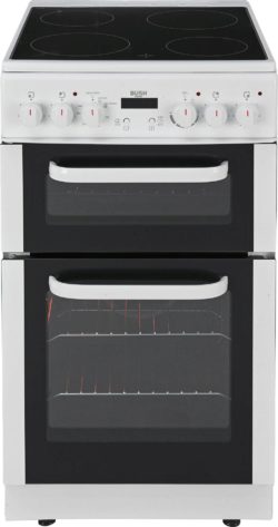 Bush - BETC50W - Electric Cooker- White/Ins/Del/Rec